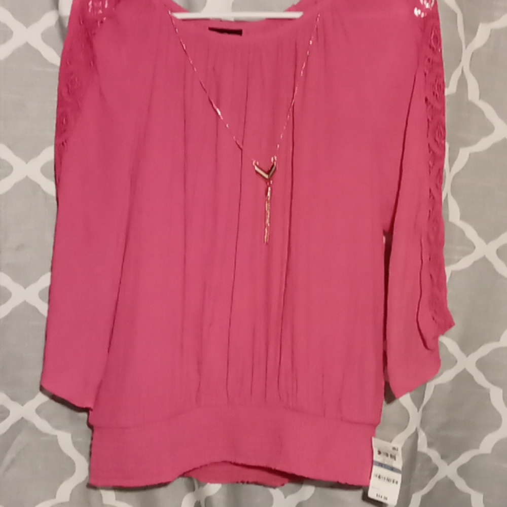 Pink blouse